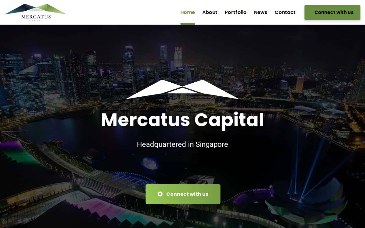 Mercatus Capital website preview