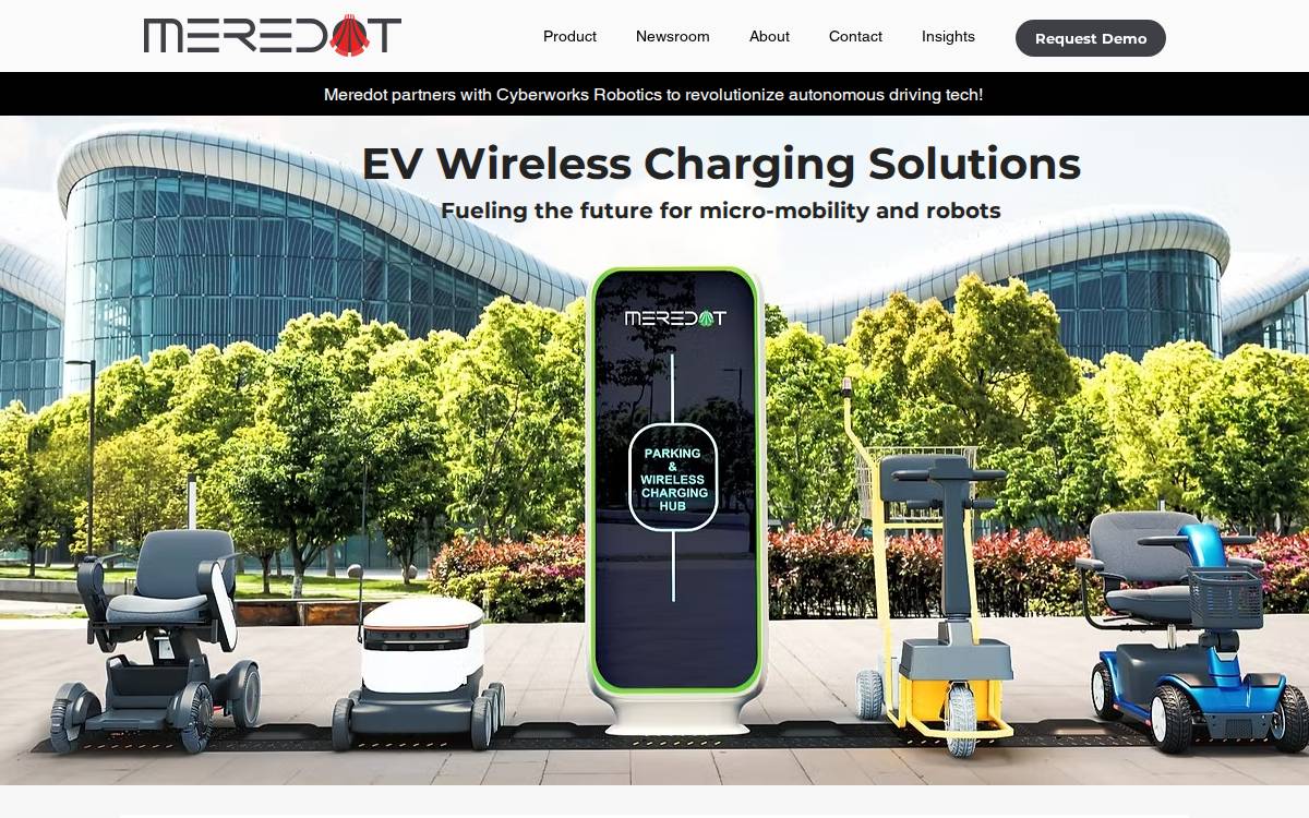 Meredot website preview