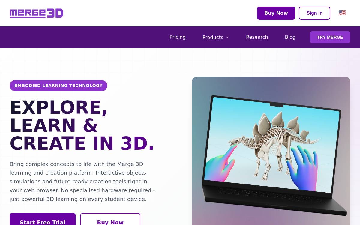 Merge website preview