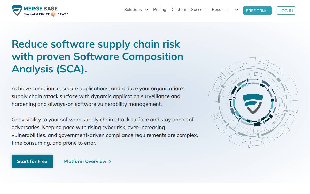 Mergebase Software Inc. website preview