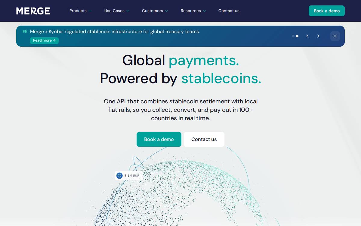 Mergedup website preview