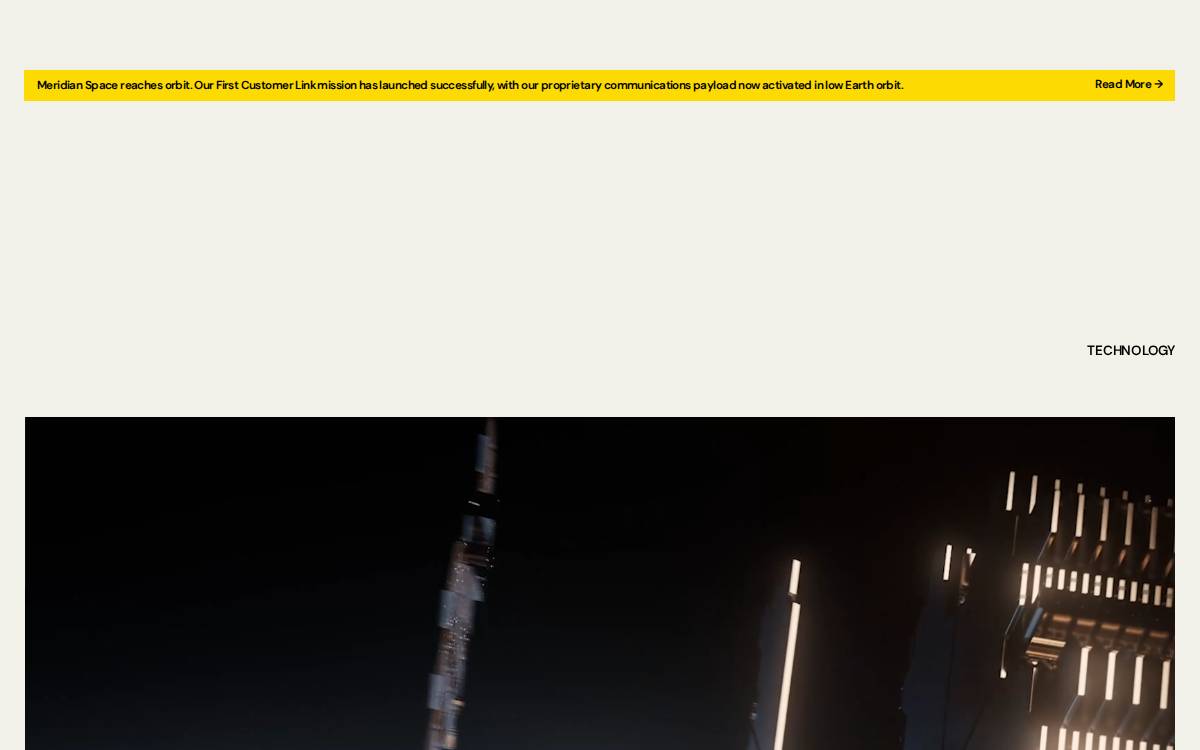 meridianspace website preview