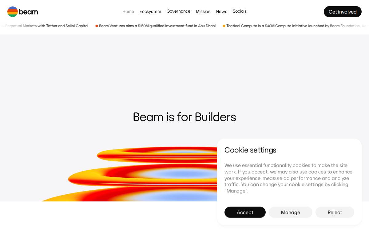Merit Circle (Beam) website preview