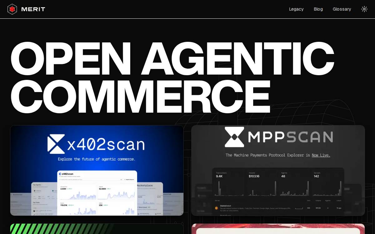 Merit Systems website preview