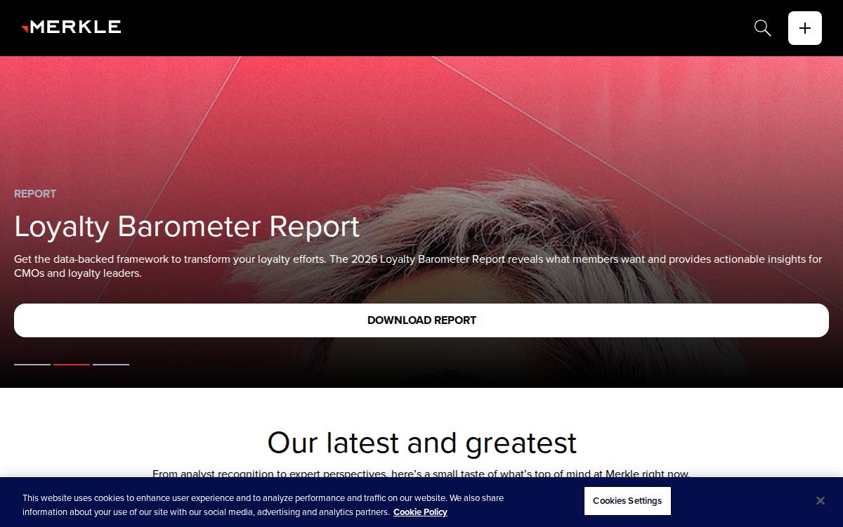 Merkle website preview