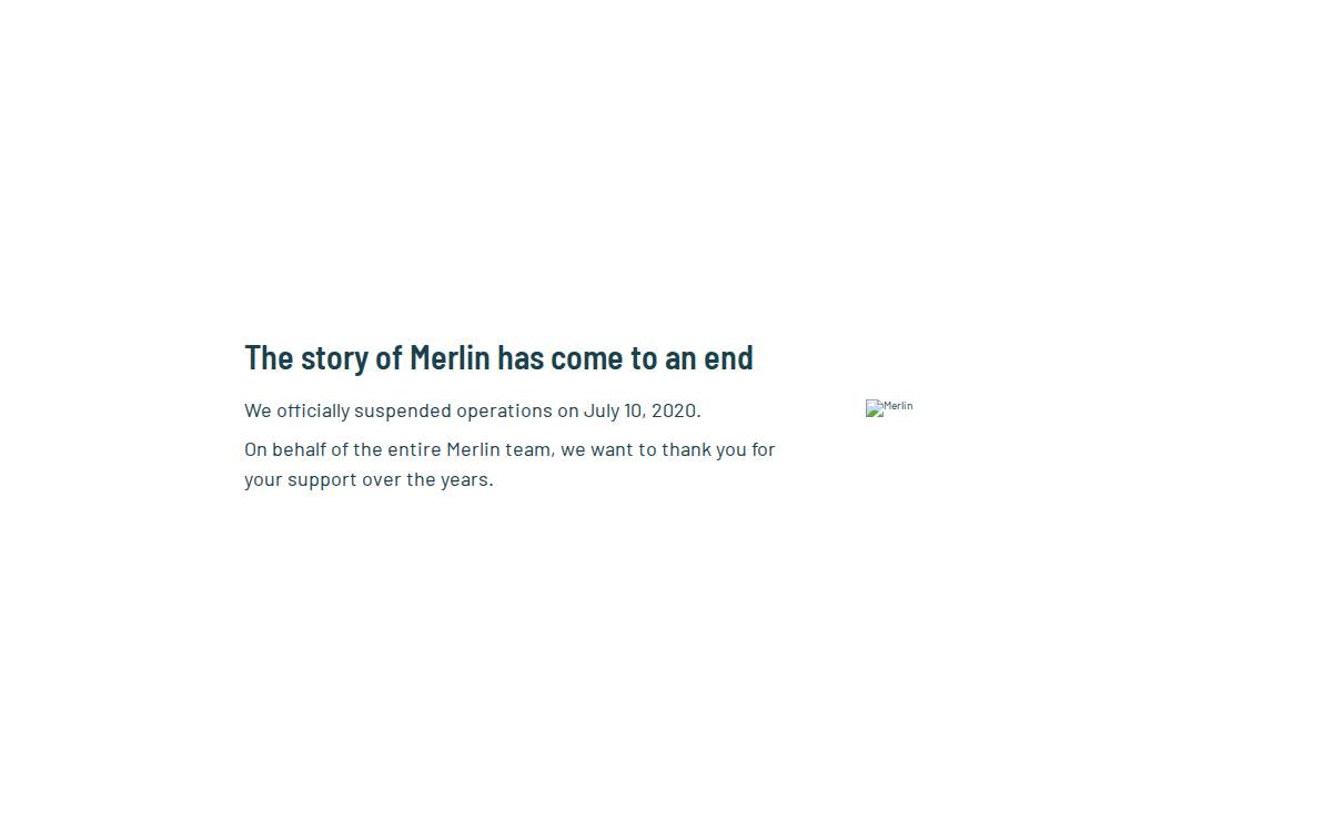 Merlin website preview
