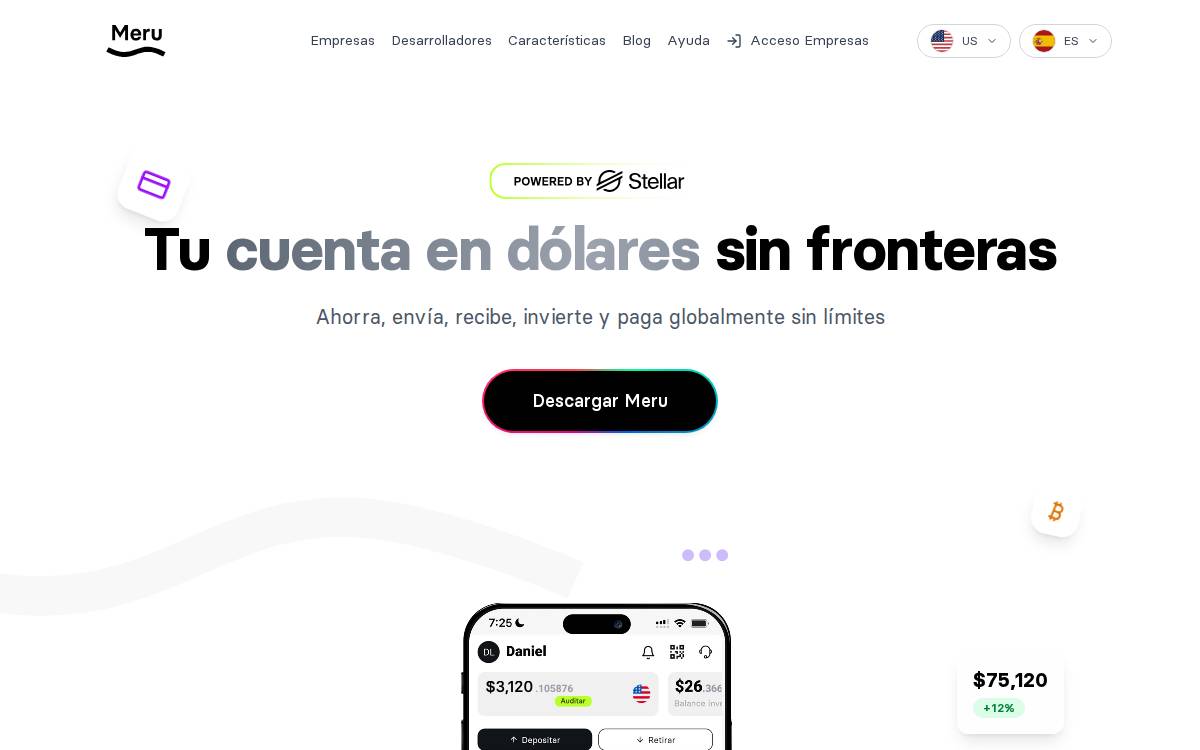 Meru.com website preview