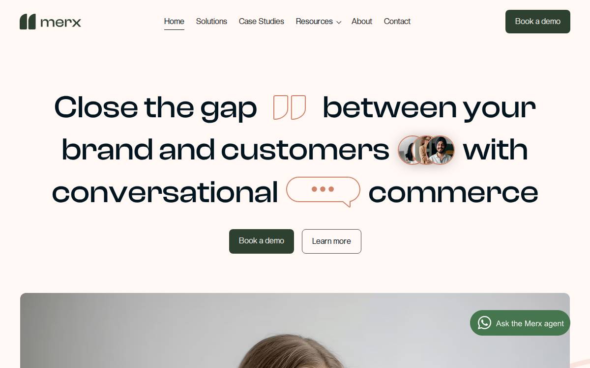 merx website preview