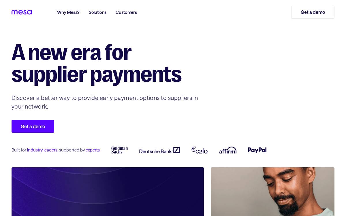 Mesa website preview