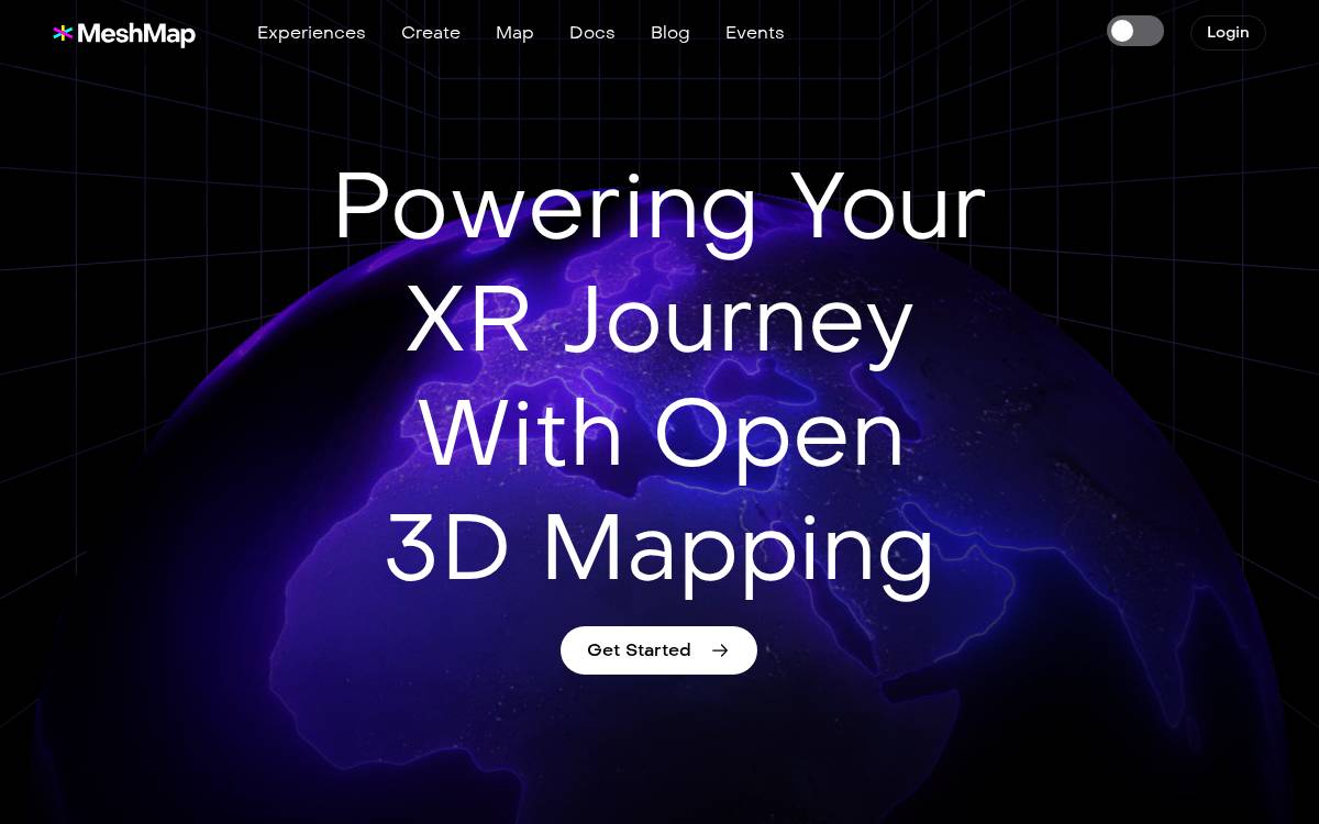 meshMap website preview