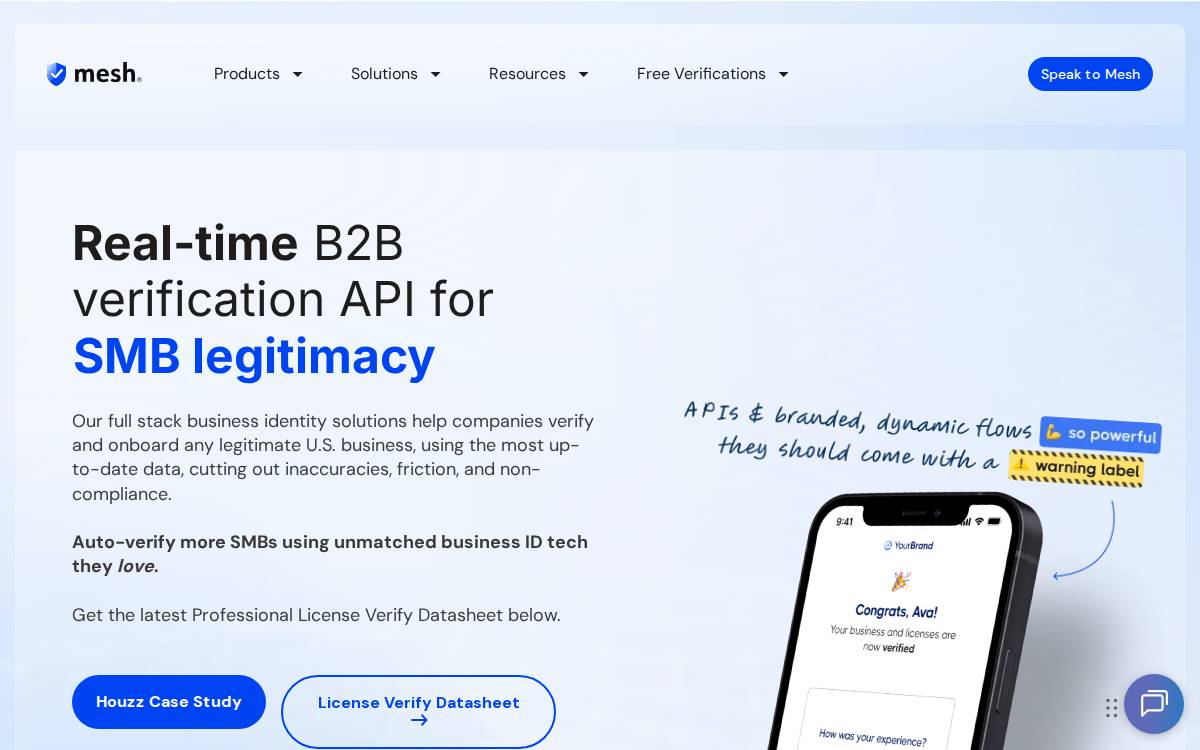 Meshverify website preview