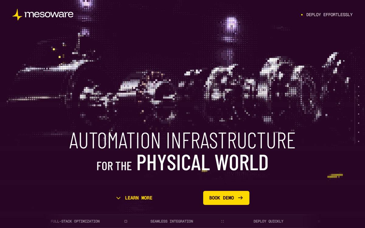 Mesoware website preview