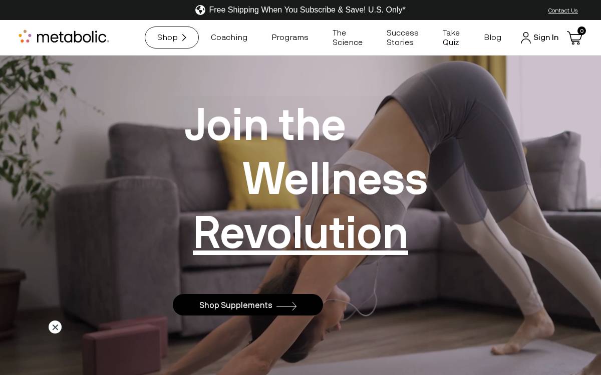Metabolic website preview