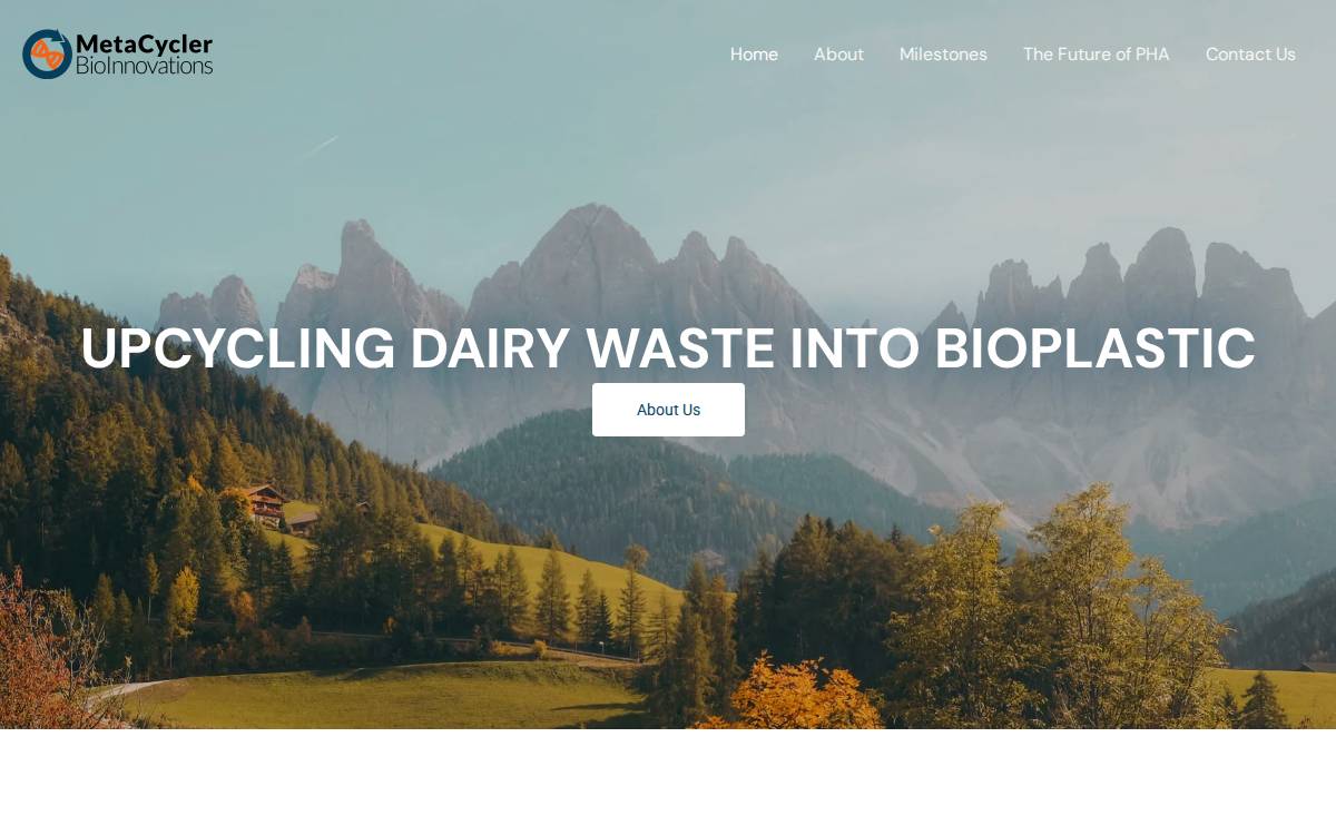 Metacycler website preview