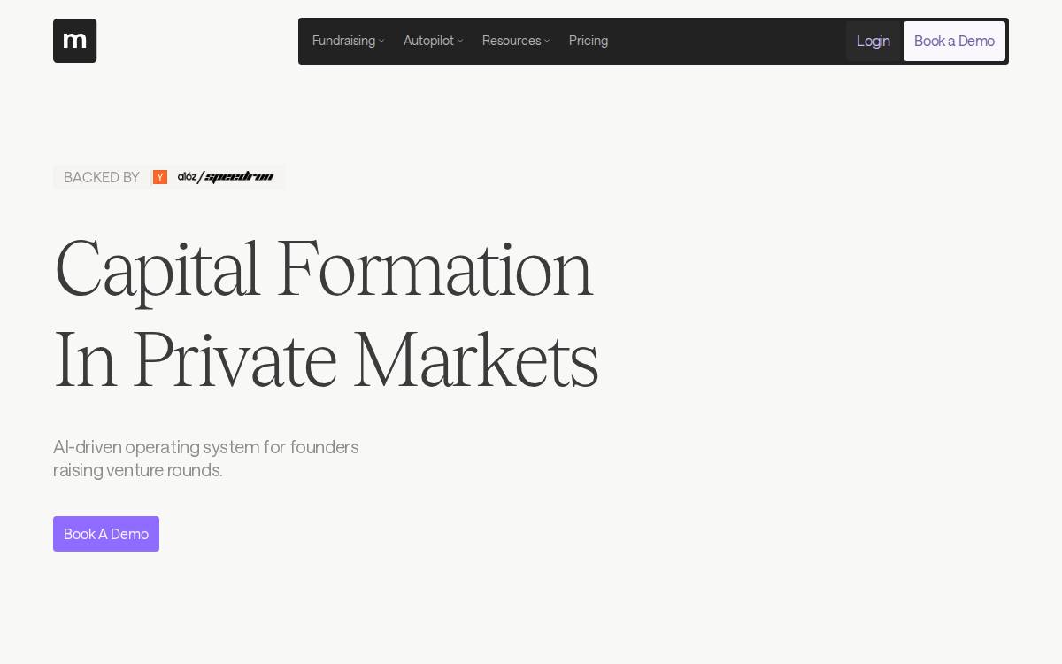 Metal website preview