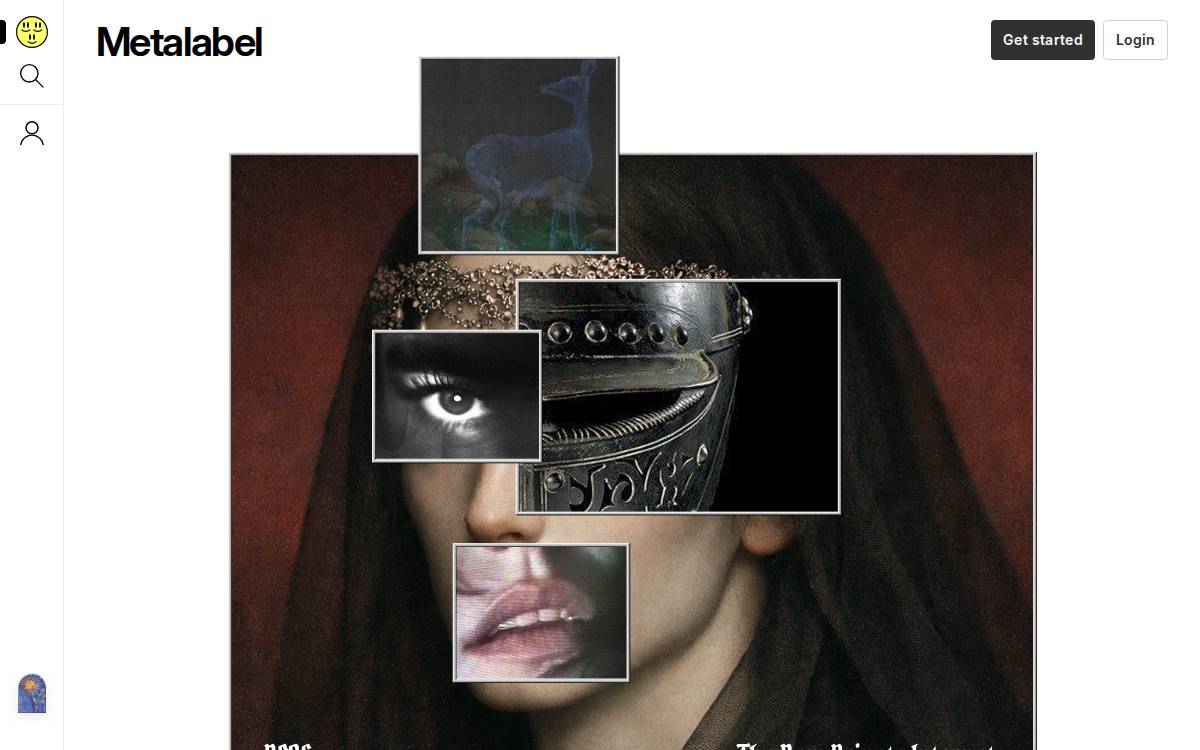 Metalabel website preview
