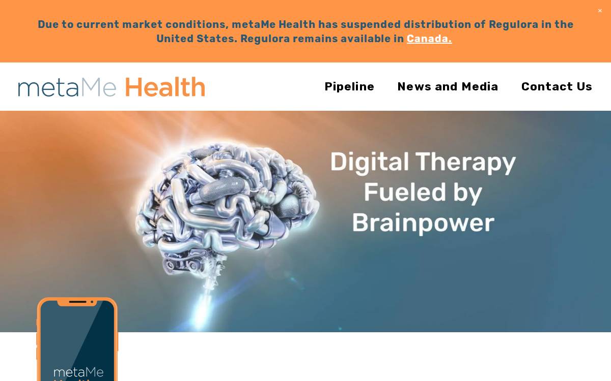 metaMe Health website preview