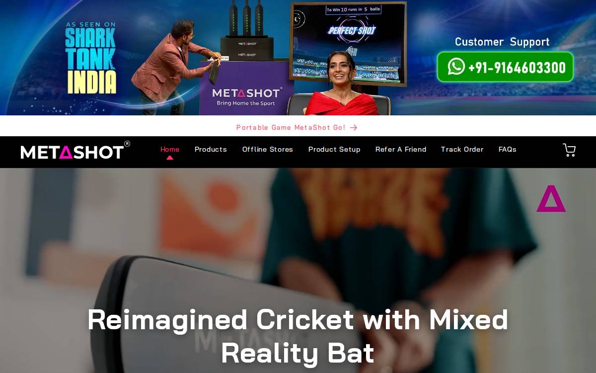 Metashot website preview