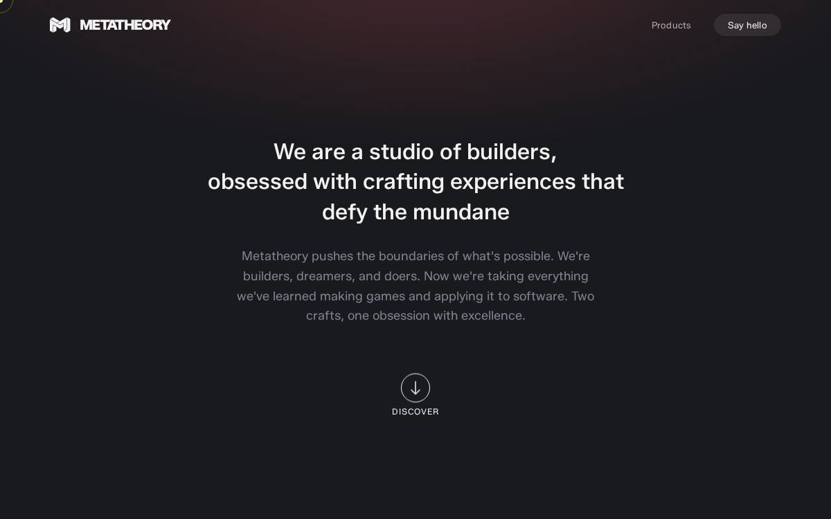 Metatheory website preview