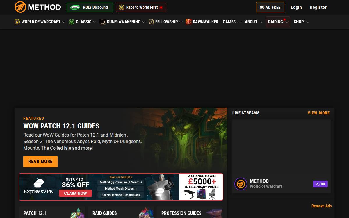 Method ACTIVE website preview