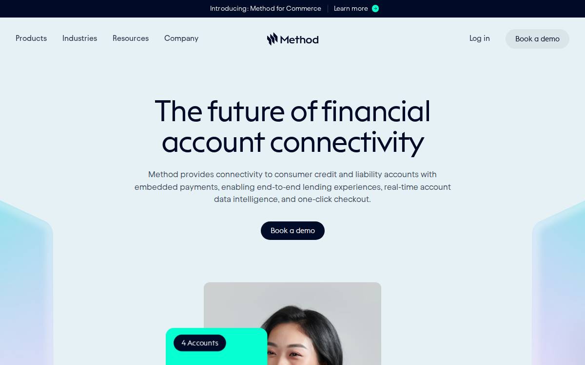 Method Financial website preview