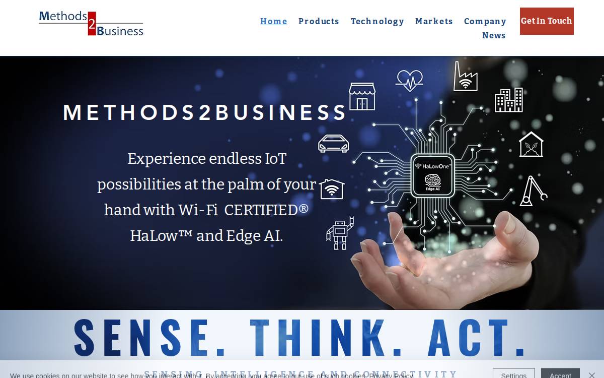 Methods2Business website preview