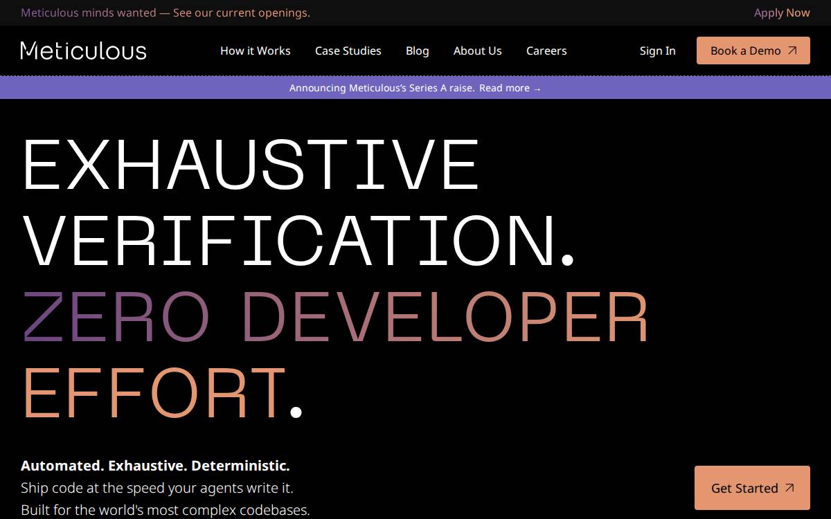 Meticulous website preview