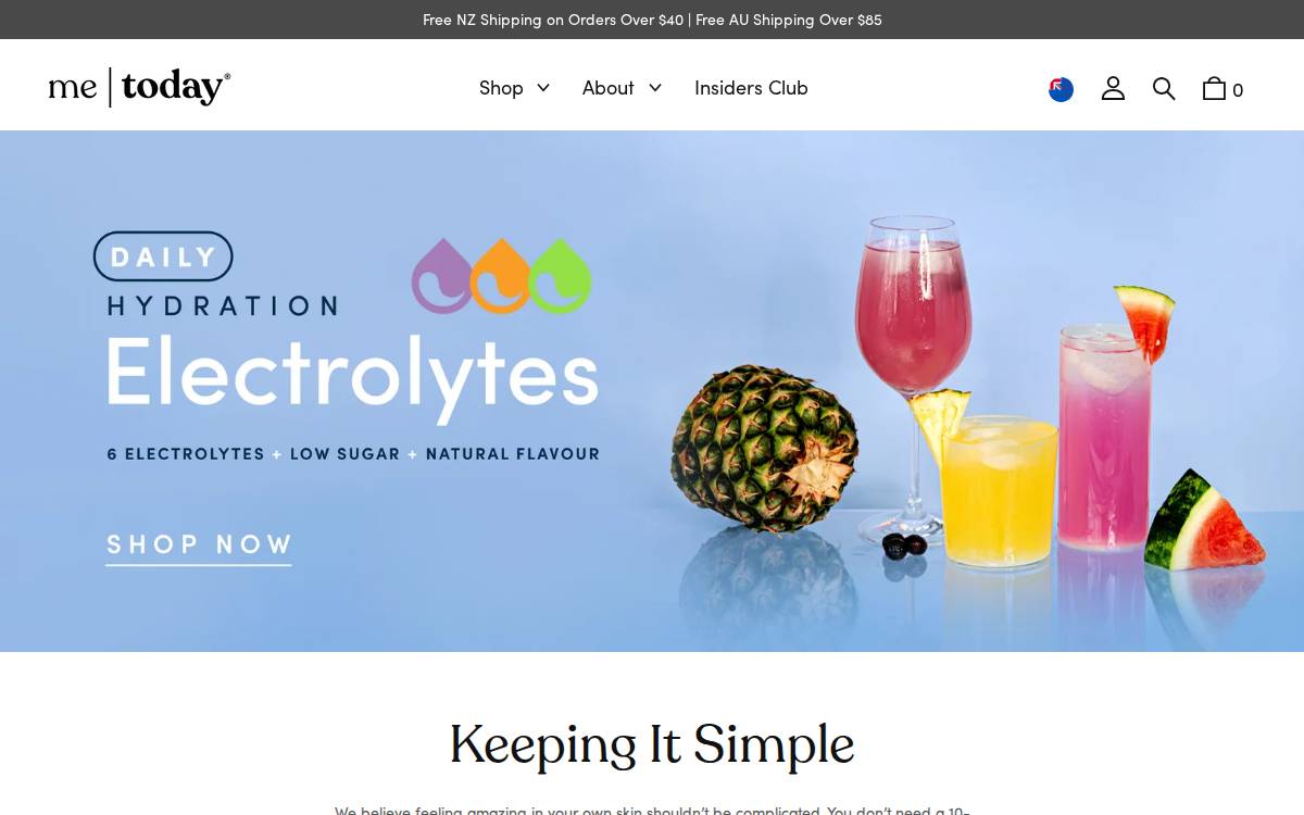 Metoday website preview