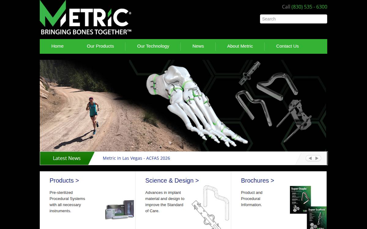 Metricmd website preview