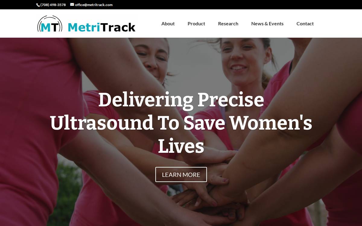 Metritrack,Inc website preview
