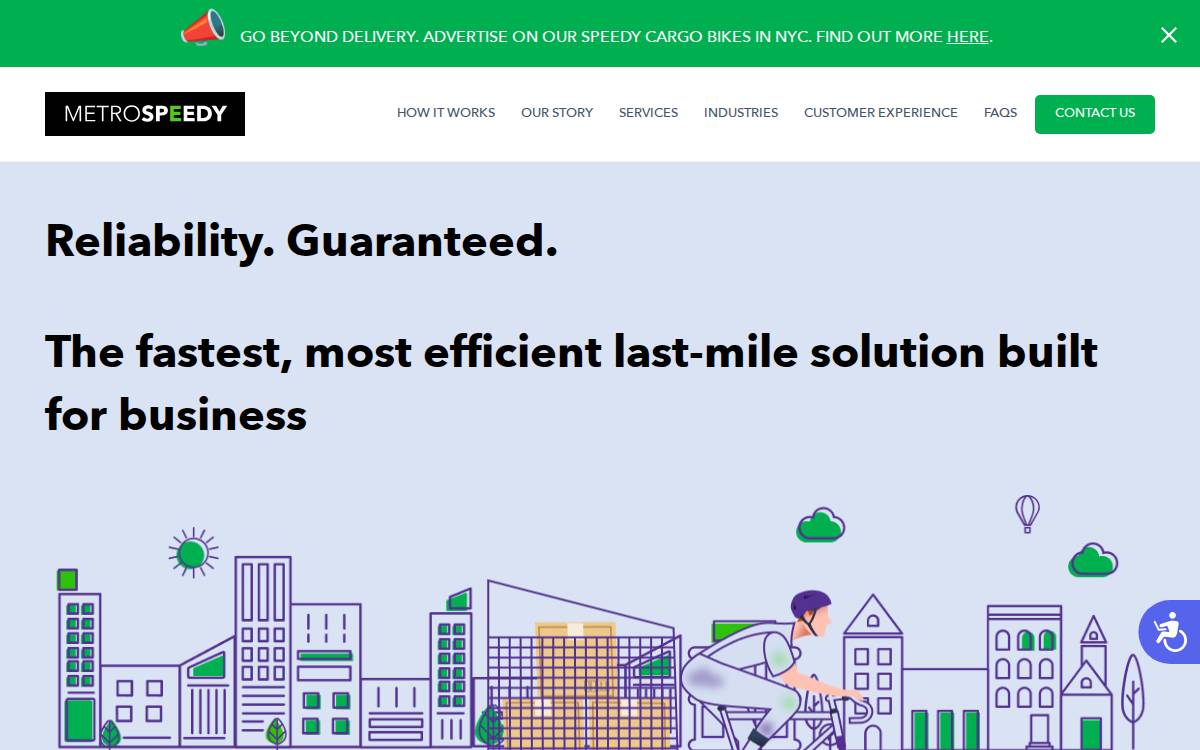 MetroSpeedy website preview