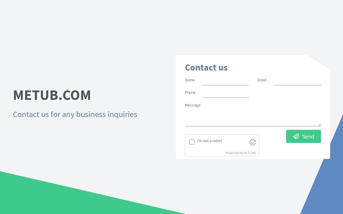MeTub website preview