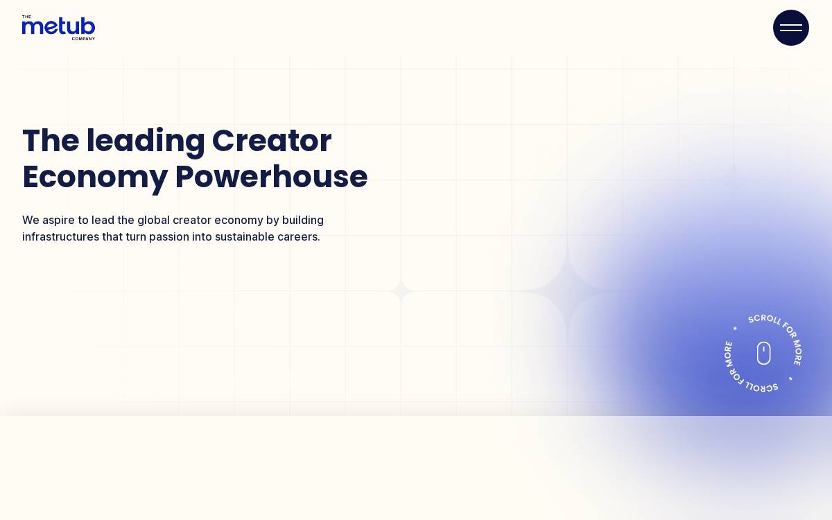 Metub website preview