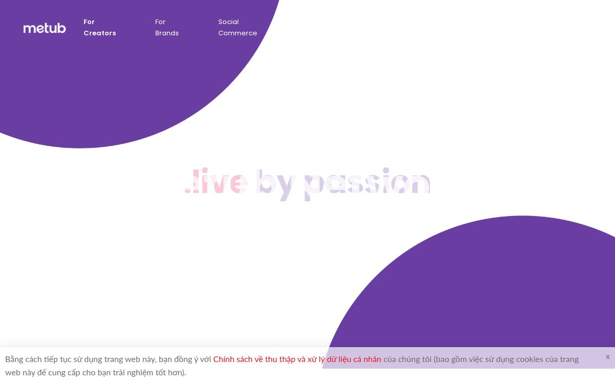 Metub website preview