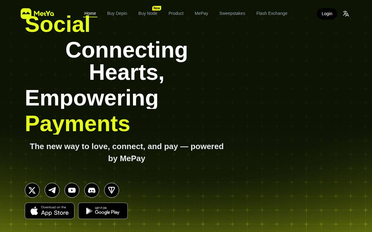 Metya website preview
