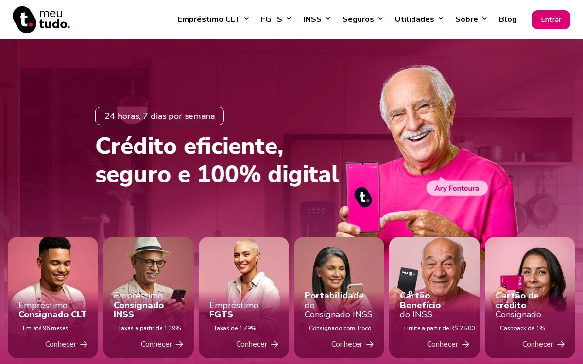 Meu Tudo website preview