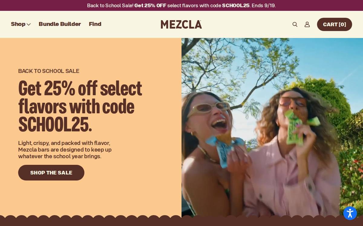 Mezcla website preview