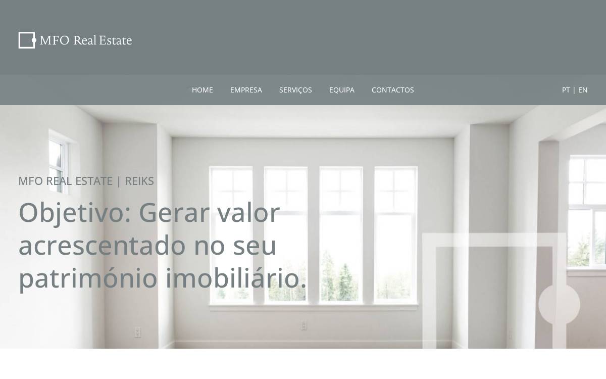 MF Real Estate | REIKS website preview