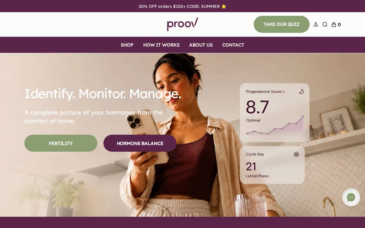 MFB Fertility website preview