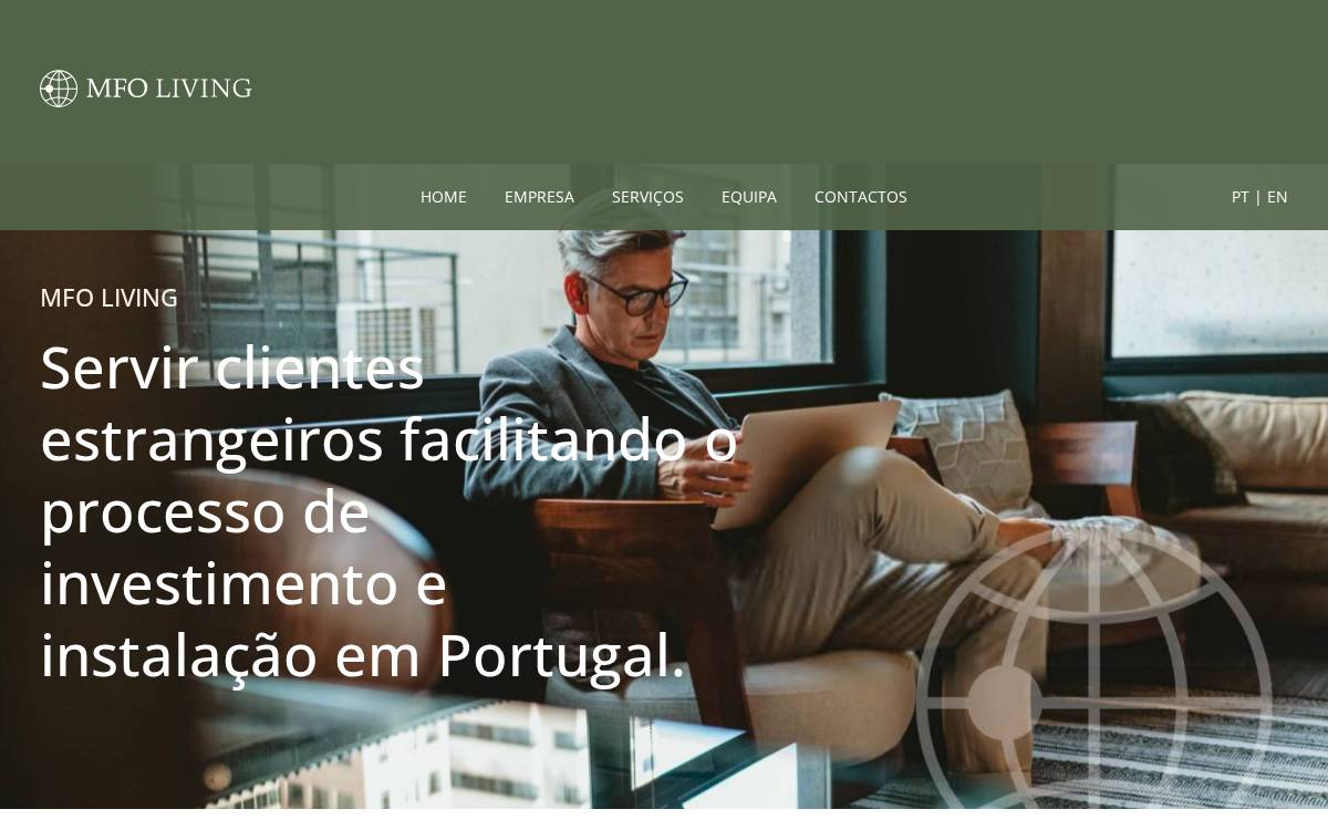 MFO Living website preview