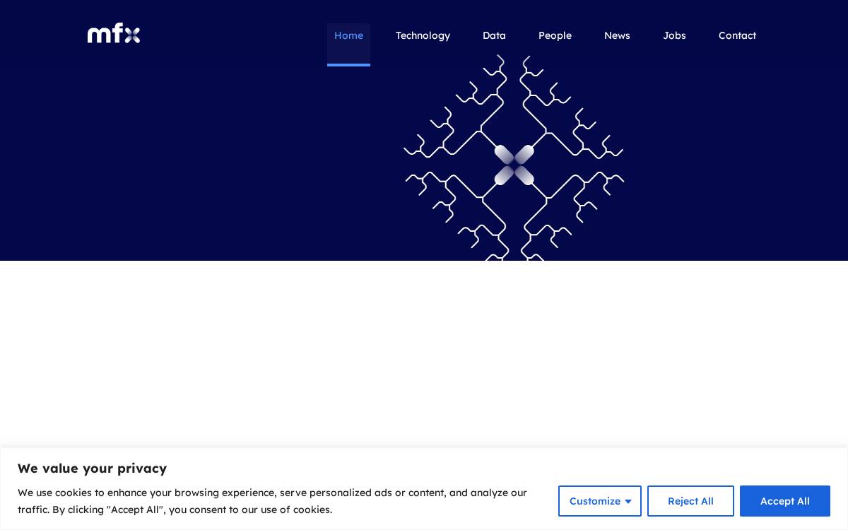 MFX website preview
