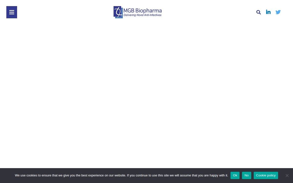 MGB Biopharma website preview