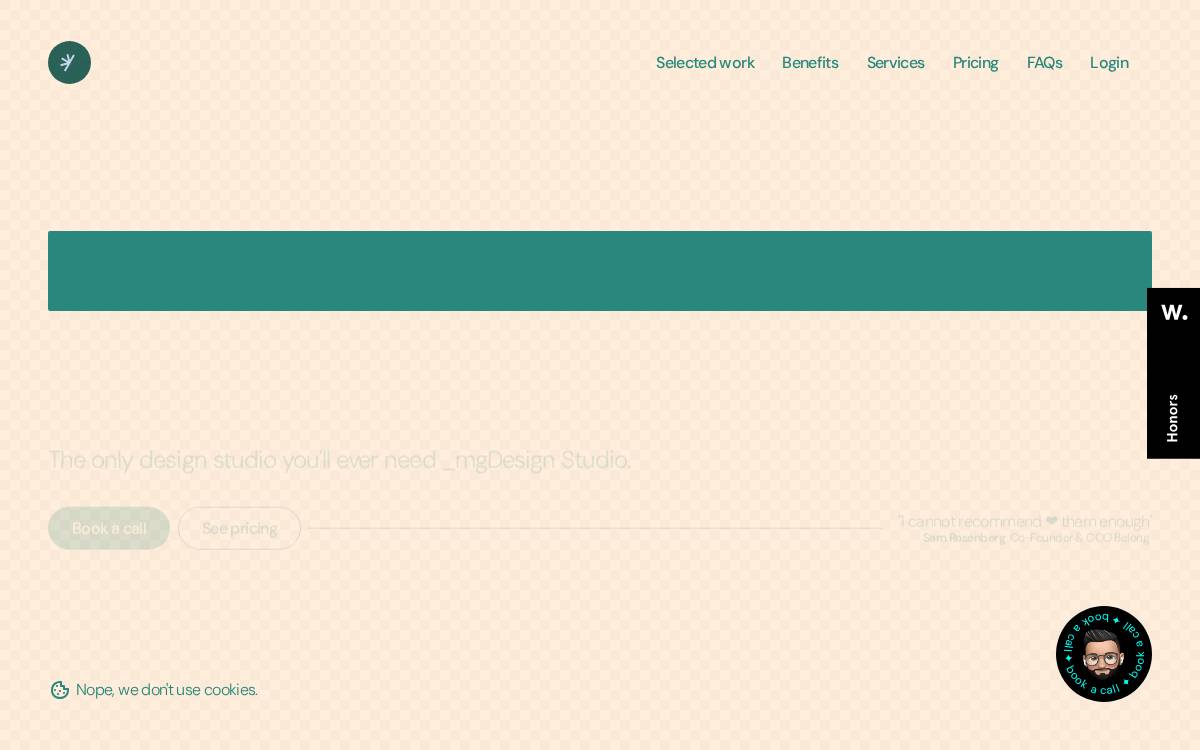Mgdesign website preview