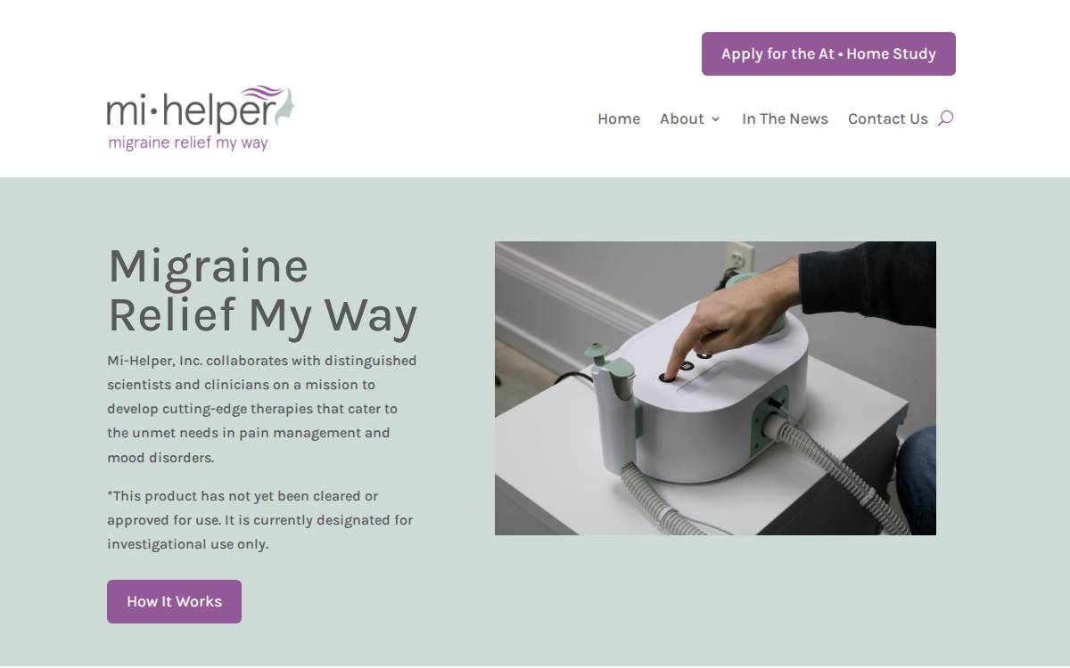 Mi-Helper website preview