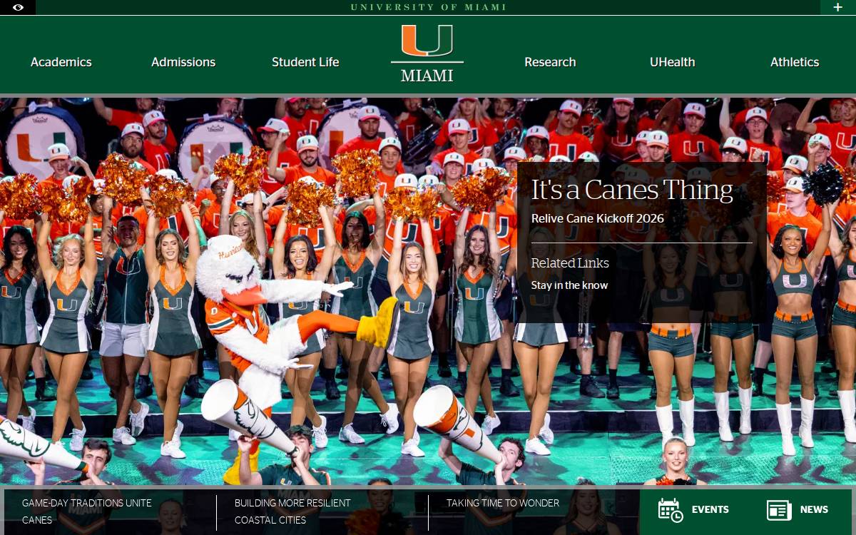 Miami website preview