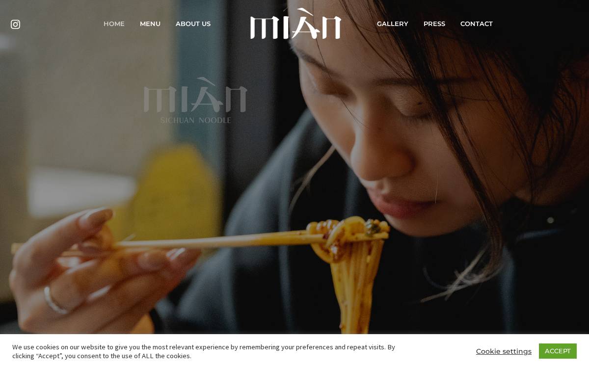 Miantaste website preview