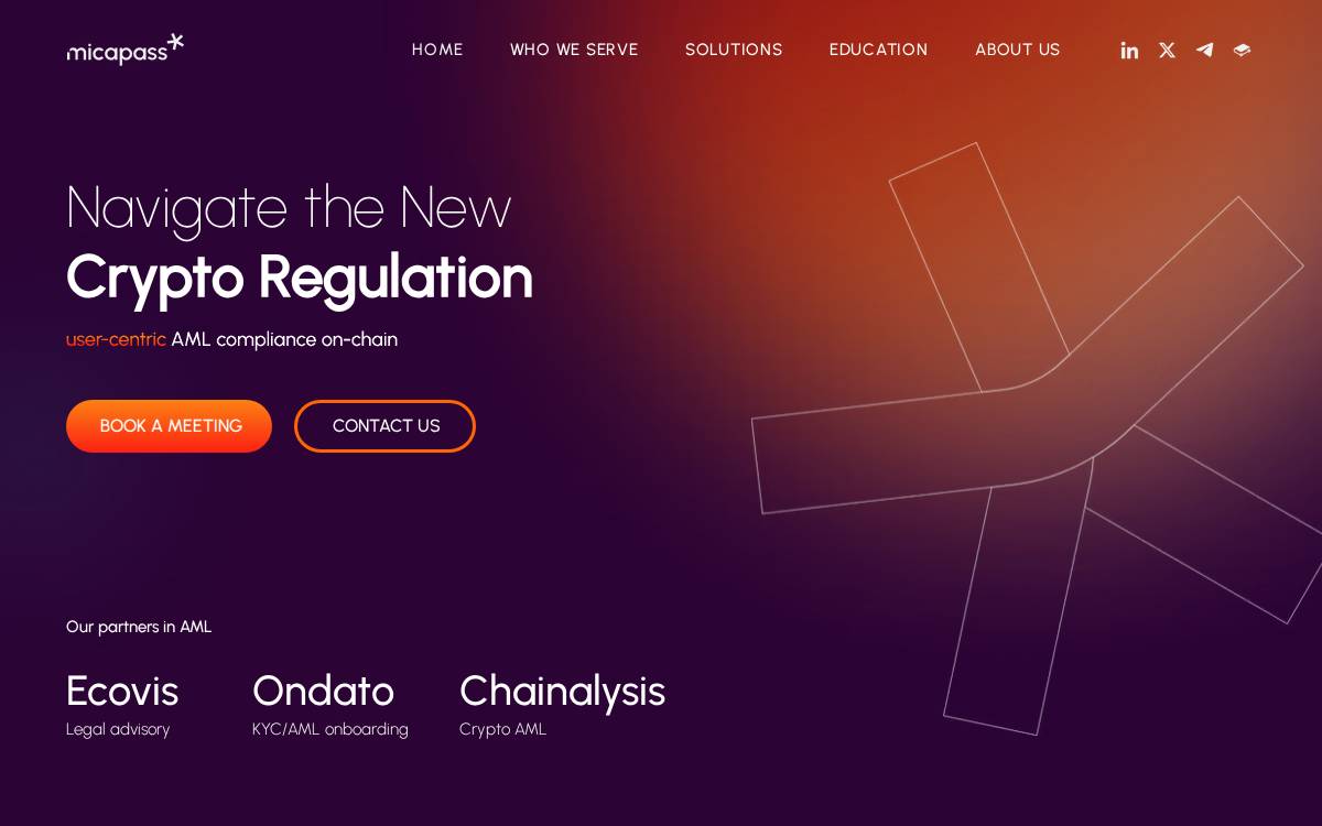 Micapass website preview