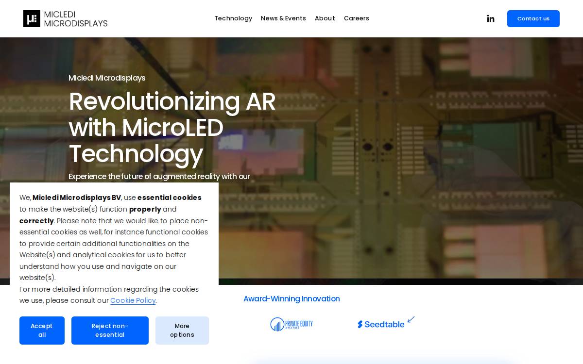 Micledi website preview