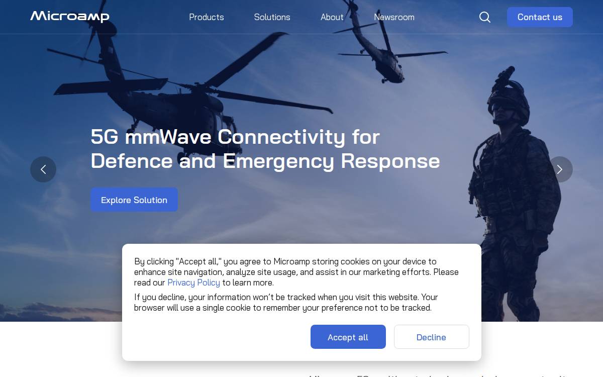 Microamp website preview