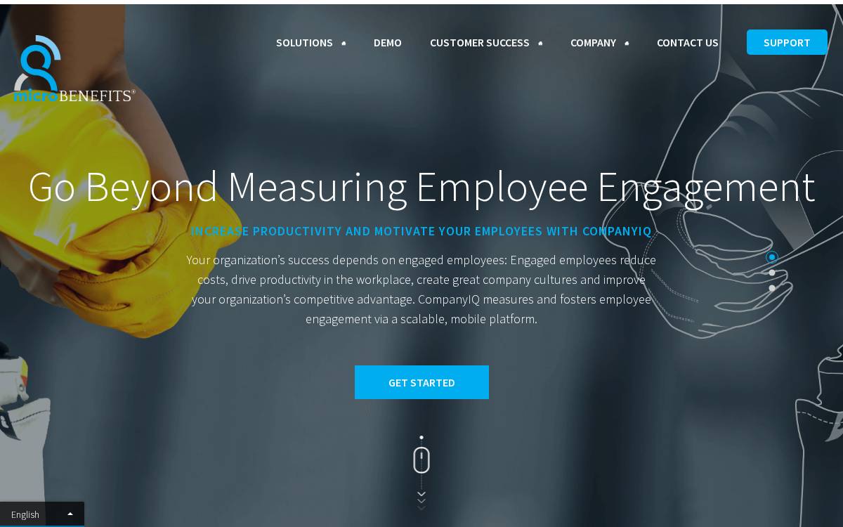 Microbenefits website preview